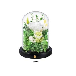 Clear <b>Glass</b> <b>Dome</b> Cloche with Wood Base <b>Glass</b> Cloche <b>Glass</b> <b>Dome</b> with Base Tabletop Jar Display Case for Home Office Wedding - Product Image 4