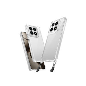 Coque en silicone pour Xiaomi 14T avec protection d'angle Airbag et attache cordon, antichoc, avec couvercle à clipser - Product Image 1