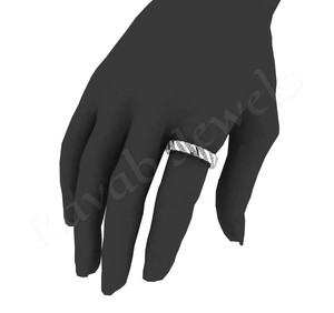 2025คุณภาพสูงสำหรับผู้หญิง S925เงินสเตอร์ลิงแหวนแต่งงานเพทาย Vermeil ของขวัญเครื่องประดับตามสั่งสำหรับผู้หญิง - Product Image 5