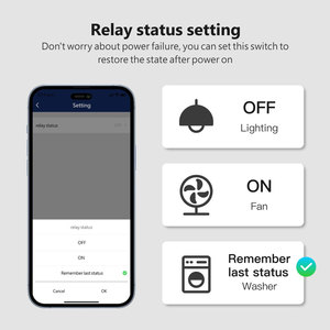 Module d'interrupteur intelligent Wi-Fi 16A 1 canal avec mesure d'énergie, contrôle à distance via l'application Tuya, compatible Alexa et Google Assistant PST-S01-16AM - Product Image 5