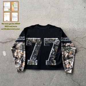 New Wash 270G Heavy Camiseta de manga larga para hombres Europa y los Estados Unidos Ins Color sólido Wash to Do Old Men's T-shirt - Product Image 2