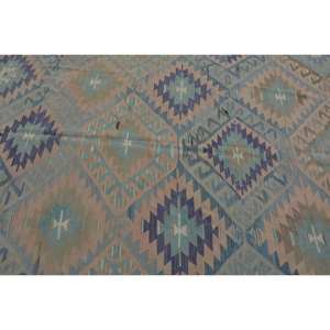 Alfombra Kilim turca Vintage 5,6X10,1 pies Beige negro Diseño a rayas de látex de lana para sala de estar pasillo adolescentes estilo Patchwork - Product Image 5