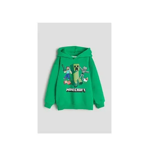 motif front hoodie