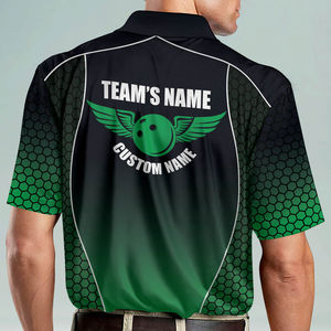 Custom Printed <b>Bowling</b> Polo <b>Shirt</b> for Men 100% Polyester Quick Dry & Waterproof New Arrival Wholesale - Product Image 5