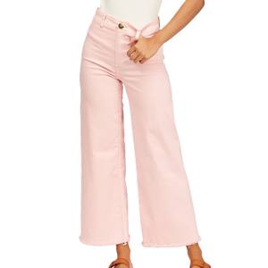 Pantalon cargo élégant taille haute pour femme, coupe large, infroissable, décontracté, avec poches, idéal pour le bureau - Product Image 6
