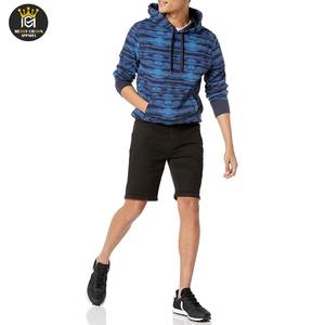 Pull à capuche respirant de couleur unie à la mode pour hommes, sweats à capuche décontractés de grande taille pour hommes - Product Image 4