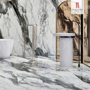 Tranh Đá Cẩm Thạch Trắng Thiêu Kết Gạch Lát Sứ Lớn - Product Image 4