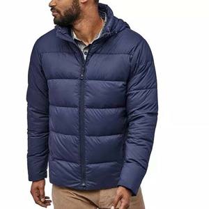 Chaquetas Acolchadas para Hombre 2024 ODM/OEM, Color Azul Marino, Alta Calidad, para Invierno, con Capucha, Impermeables, Forro de Algodón, Tela de Lona, Estilo Urbano - Product Image 3