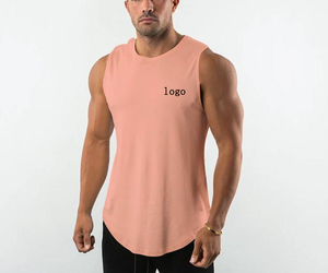 Camiseta sin Mangas Promocional al por Mayor, Personalizada, Camiseta sin Mangas para Hombre, Camiseta sin Mangas con Corte Profundo para Gimnasio, para Hombre y Mujer - Product Image 3