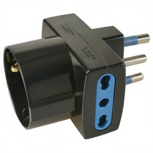 Adaptador de Enchufe Eléctrico Estándar Italiano con 2 Enchufes 2P+T de 10/16A, 1 Enchufe 2P+T de 10A, Conector de Enchufe Alemán de 16A, Accesorios - Product Image 3