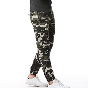 Pantalon Cargo Camouflage Personnalisé Homme – Taille Haute, Grandes Poches, Devant Plat – Idéal Fitness, Jogging, Gym, Décontracté, Grande Taille, Streetwear – Vente en Gros - Product Image 2