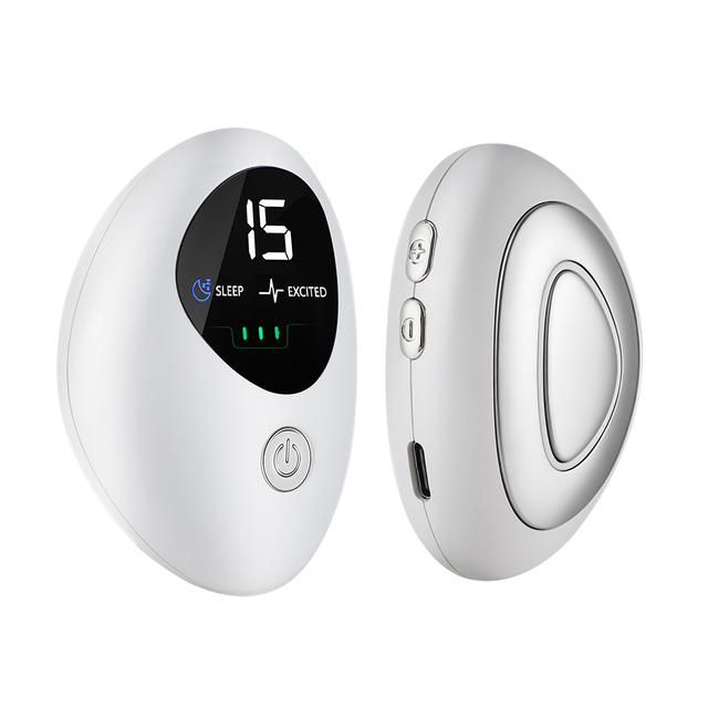 Portable Handheld Sleep Aid CES Pulse Device USB Rechargeable Relaxation Instrument 15 Intensity Levels OEM ODM