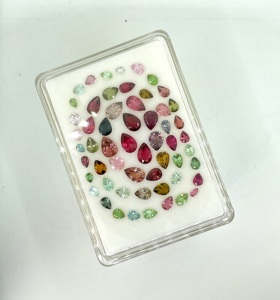 32.10 carats plusieurs couleurs tourmaline poire coupe pierre de qualité supérieure pour la fabrication de bijoux fins pierres précieuses naturelles - Product Image 5