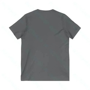Camiseta de algodón de color liso para hombre, cuello redondo, manga corta, ajuste holgado informal, longitud regular, de Index Apparel - Product Image 3