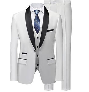 Traje de Etiqueta Personalizado para Hombre, Traje de 3 Piezas para Boda, Doble Botonadura, Antiarrugas, Corte Entallado, Ropa de Oficina, Traje Formal HI 2026 - Product Image 5