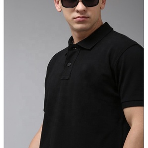 ZN - T-shirt polo de travail à manches courtes de couleur noire, vêtements de sport et de travail pour hommes - Product Image 4