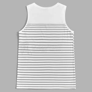 Camisetas sin mangas de algodón puro para hombre más vendidas, ropa de gimnasio con logotipo personalizado con precio de diseño en blanco en línea y estilo sin mangas - Product Image 2