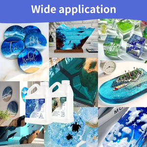 Resina Epoxi LEQU de 35.2oz, Pegamento AB de Alto Brillo, Adhesivo No Amarilleante para Fabricación de Joyería y Vasos - Product Image 4