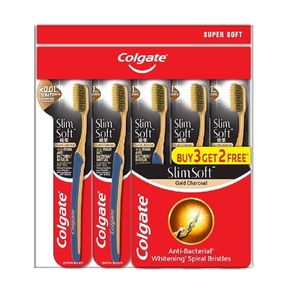 Colgate Brosse À Dents Or Charbon De Bois Mince Doux En Vrac Pack Disponible à La Vente À Bas Prix Meilleure Qualité Brosse À Dents pour La Vente En Gros - Product Image 2