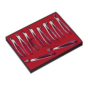 Kit de forceps pour avulsion dentaire, instruments complets pour extraction dentaire traumatique, cas d'urgence - Product Image 1