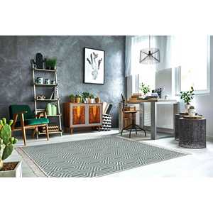 พรมสองด้านสีเขียว180x120ซม. พรมกลางแจ้ง - Product Image 3