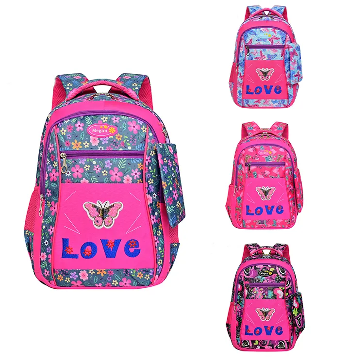 सबसे अच्छा बेच के लिए हल्के लवली बस्ता बैग लड़की बच्चों फैशनेबल निविड़ अंधकार स्कूल बैग