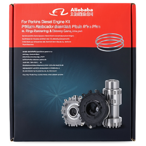 For Perkins Diesel Engine Piston Rebuild Kit UPRK0005B-New Replacement Spare Part with <b>Rings</b> Bearings & Gaskets - Product Image 2