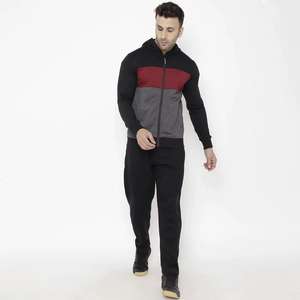 Conjunto Deportivo Casual para Hombre con Chaqueta con Cremallera, Manga Larga, Estilo Deportivo a Rayas para Primavera, Peso Pesado - Product Image 1