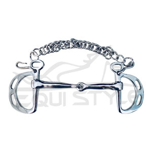 Kimberwick Snaffle Bit Premium Custom Silver Single Joint Stainless Steel <b>Equestrian</b> Tack Manufactured Pakistan Quality Horse - Product Image 1