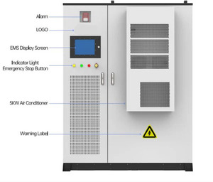 Système d'énergie solaire industriel personnalisé, batterie LiFePO4 512V, refroidissement liquide, solution hybride hors réseau/sur réseau - Product Image 1