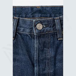 Jeans de Mezclilla Cargo Rectos de Invierno para Hombre, Estilo Urbano, 6 Bolsillos, Tallas Grandes, Lavados, con Logotipos Personalizados, Color Personalizado, Premium - Product Image 4