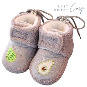 Nouveau-né bébé chaussons en peluche nouveau-né chaud polaire hiver fond souple chaussons premiers marcheurs cheville pantoufles chaussures - Product Image 4