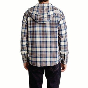 Chaqueta de pana pesada personalizada para hombre con bordado estilo Letterman de verano sobre camisa en tela de lona - Product Image 6
