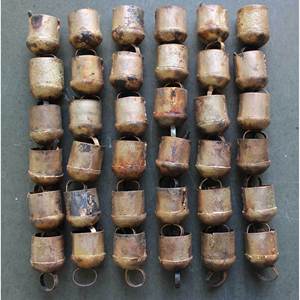 กระดิ่งลมเหล็กสไตล์วินเทจแบบชนบท ขนาด 1.8 ฟุต ทรงกลมด้านบน แบบ DIY ขัดเงา สำหรับตรุษจีน วันพ่อ ขายส่ง - Product Image 2