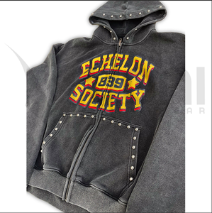 เสื้อฮู้ดแห้งเร็วประดับพลอยเทียมดิจิตัล100% กำหนดได้เองดูไม่เหมือนใครสำหรับฤดูหนาว - Product Image 3