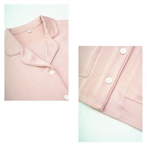 Womens Feather Party Nachtwäsche Set Zweiteiliges Homewear Top und Hosen Chic Straußen besatz Langer Pyjama - Product Image 5