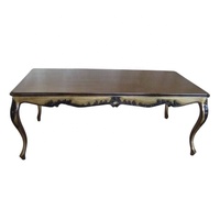 Table à manger en bois massif de style français, reproduction antique, mobilier européen pour la salle à manger et la cuisine