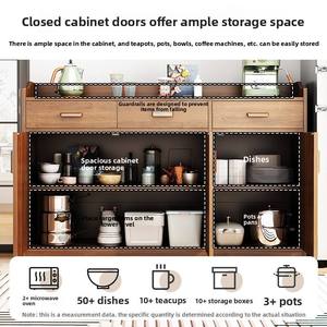 Wholesale American Modern Luxury MDF Sideboard Buffet Cabinet with <strong>Shelving</strong> Storage <strong>Cupboard</strong> for Living Room Dining Room - Product Image 3