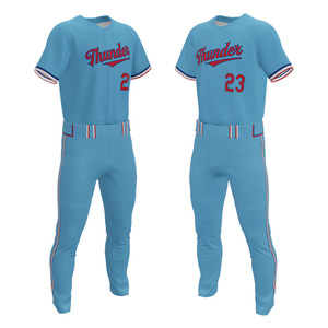 Maillot blanc Sublimation uni hip hop Hipster Baseball maillot boutonné chemises uniformes de sport hommes femmes maillot Logo personnalisé - Product Image 6