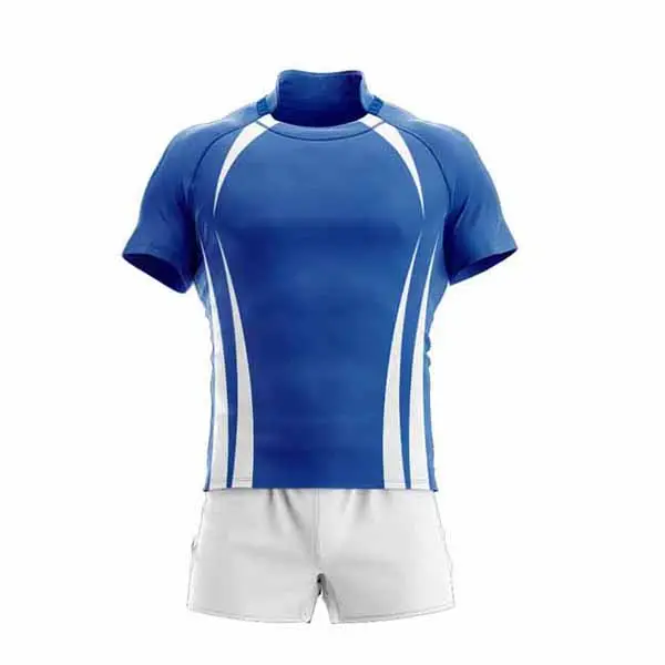 Đen đỏ và trắng thiết kế Rugby teamwear tùy chỉnh thiết kế đồng phục bóng bầu dục thoáng khí và thoải mái/tùy chỉnh thiết kế logo và kích thước