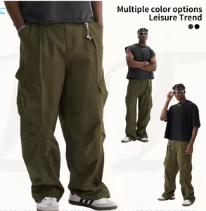 Pantalones casuales de calidad Pantalones de chándal de carga de moda Pantalones de chándal de algodón Pantalones de hombre personalizados - Product Image 4