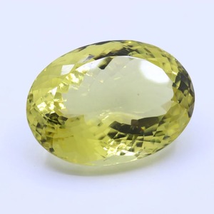 Piedra Preciosa de Citrino Suelta Súper Limpia, Color Amarillo Natural, Corte Ovalado Facetado, Gran Tamaño, Calidad Superior, Certificada por Terceros, en Oferta - Product Image 3