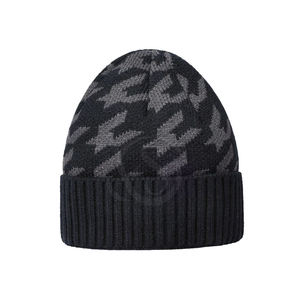 Vêtements de sport d'hiver personnalisés avec votre propre logo, 100% laine, impression numérique, noir gris épais, unisexe - Product Image 1
