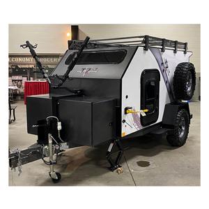 Remolque Teardrop Todoterreno para Acampar, Caravana Resistente para Viajes al Aire Libre - Product Image 2