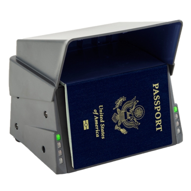 USB 2.0 High-Speed Black 5-Second Scan OCR640E Full Page Passport Scanner Multi-Document Imager Reader 1-Year Warranty Stock