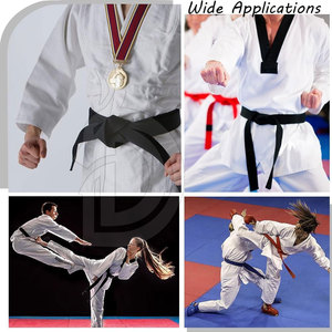 Ceintures brodées en coton respirant, fournisseur en gros de ceintures de karaté, ceintures d'arts martiaux, ceintures d'entraînement de Taekwondo, de karaté et de judo - Product Image 6