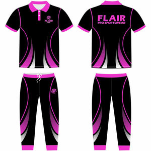 Kit d'uniforme de cricket court imprimé personnalisé de haute qualité pour hommes en polyester/coton, respirant et anti-humidité - Product Image 1