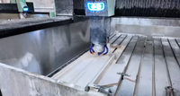XJ3013-2D Graveuse CNC 3 axes pour pierre, rails entièrement immergés dans l'huile, tête simple, machine de fraisage et de sculpture en relief pour pierres tombales en granit