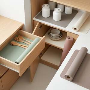OEM Non-slip Cabinet liner Shelf liner Drawer liner Custom design and material - Product Image 2