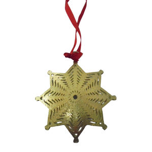 Árbol Colgante de Hierro de Gran Diseño, Acabado Dorado, Tamaño Estándar, para Decoración Navideña, Hecho a Mano, Venta al Por Mayor - Product Image 1